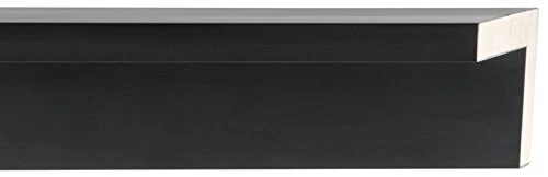 Canvas Floater Frame Moulding (Wood) 18Ft Bundle - Contemporary Black Finish - 2