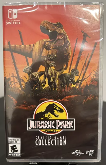 Jurassic Park Classic Games Collection - Rare Nintendo Switch Game - New Sealed!