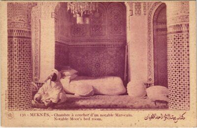 CPA AK MAROC MEKNES Chambre a coucher d'un notable Marocain Flandrin (38001)