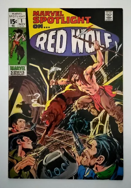 Marvel Spotlight #1 Red Wolf Comic November 1971 .12 cent Bronze Age