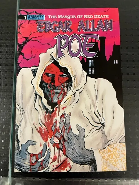 Edgar Allan Poe: Masque of Red Death 1 Eternity Comics 1988 VFNM Rare!