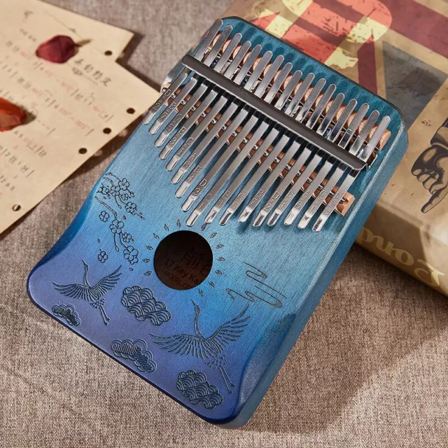 Cega Kalimba 17 Key Mahogany Thumb Piano 17 Llaves Mbira Musical Instrument