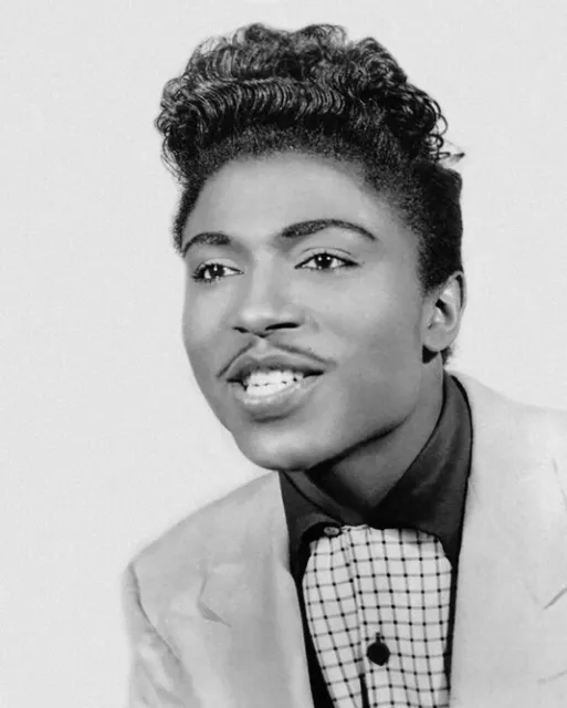 Famous Blues Singer LITTLE RICHARD Glossy 8x10 Photo Music Print Piano Portrait