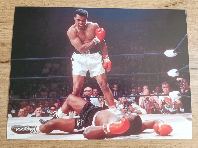 PHOTO COLLECTOR Cassius Clay Vs Liston - 25/05/1965 - 34x26 Cm - Sports Illustrated - RARE