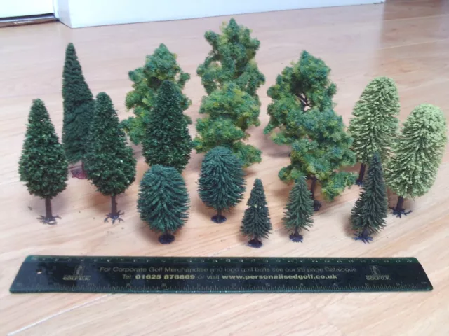 Collection of Scenic Trees for Hornby OO Gauge Train Sets