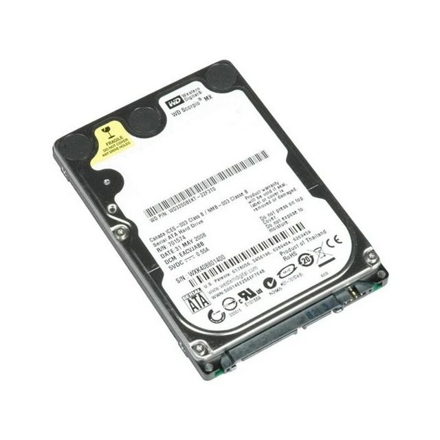 DISCO DURO IDE PATA 2,5" Paralelo Port&aacute;til 44 Pin HDD 40GB 60GB