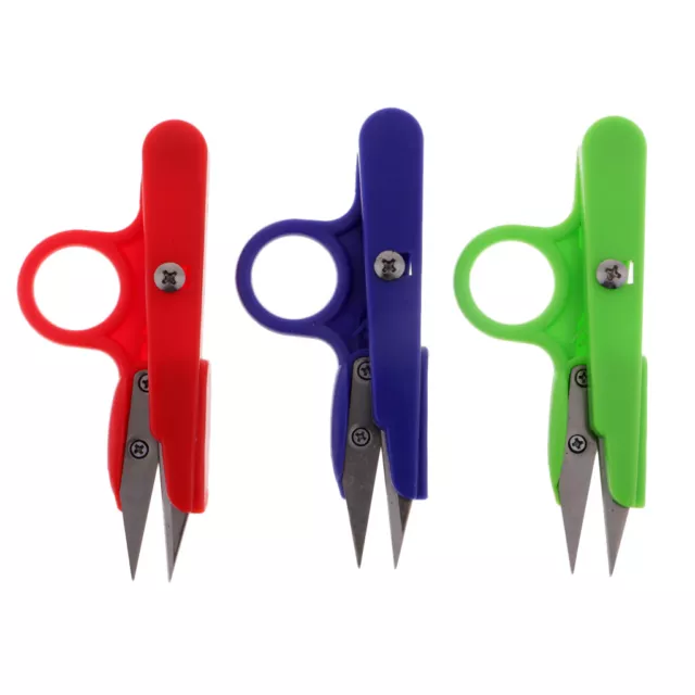 3Pcs Steel Sewing Snip Cotton Snippers Thread Cutter Embroidery Scissors Set