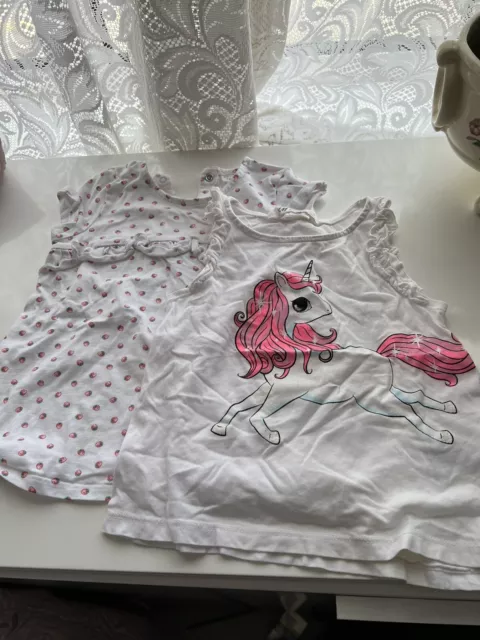 Pacchetto abito estivo bambine con unicorno età 1,5-2 anni H&M e successivi