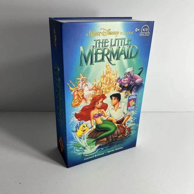 DISNEY THE LITTLE Mermaid Ariel and Flounder VHS Plush New £18.74