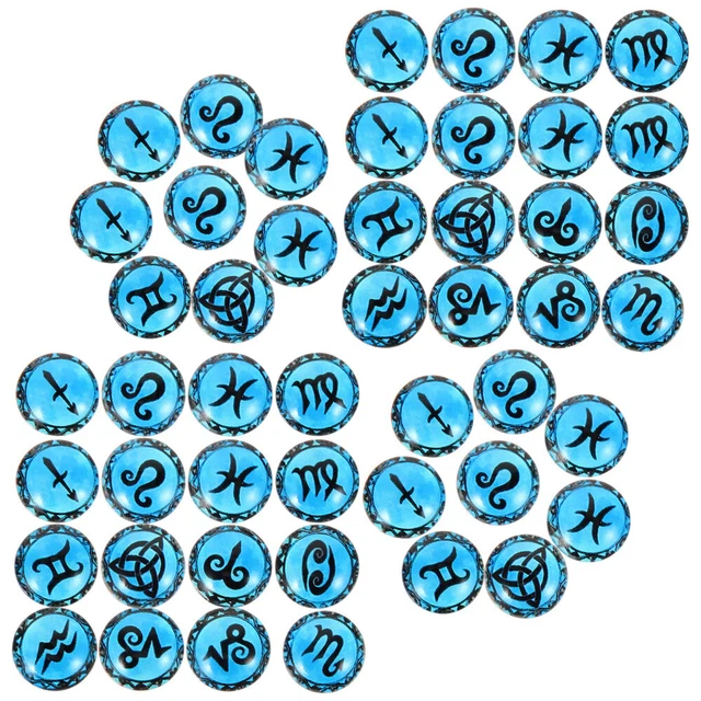 100 Stück Sternbild-Patches zum Selbermachen, flacher Sternbild-Patch,