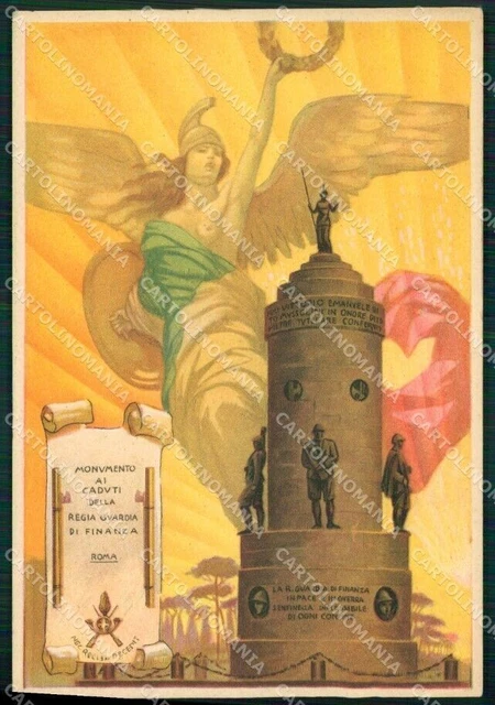 GdF Guardia di Finanza Militari WWI Roma FG cartolina KF0239
