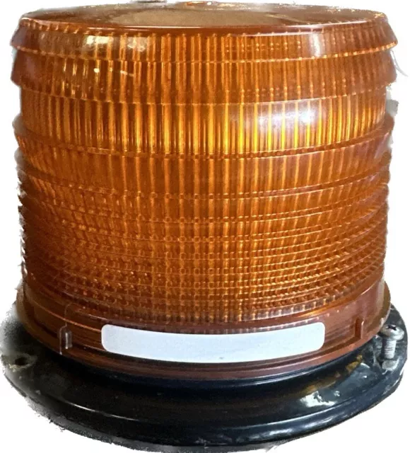 Star Warning Systems Star Halo Beacon Warning Light 257H8TSLV-A Amber Works