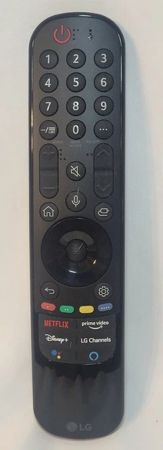 LG Magic Remote (MR21GA) with Netflix/Prime Keys for Select LG Smart TVs - Black