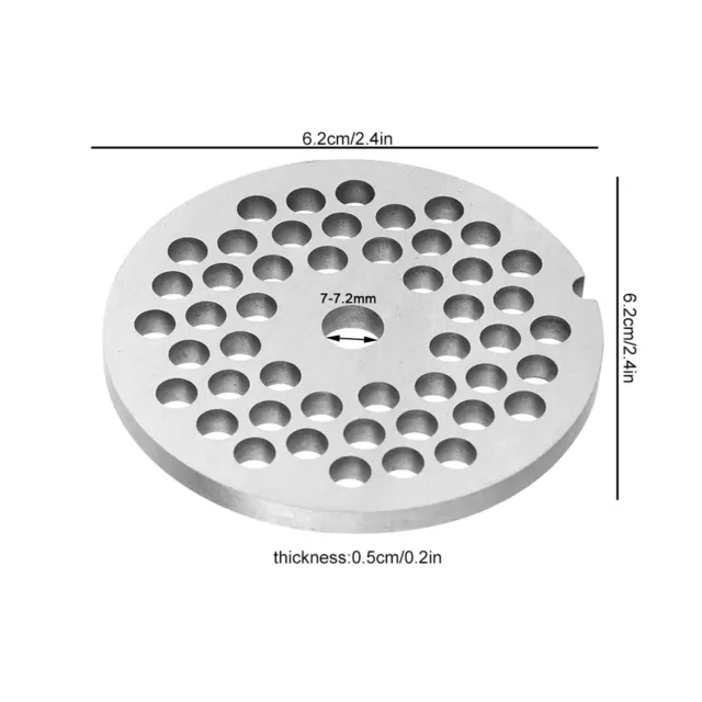 Meat Grinder Crusher Mincer Plate Disc (5mm Hole) GS HD