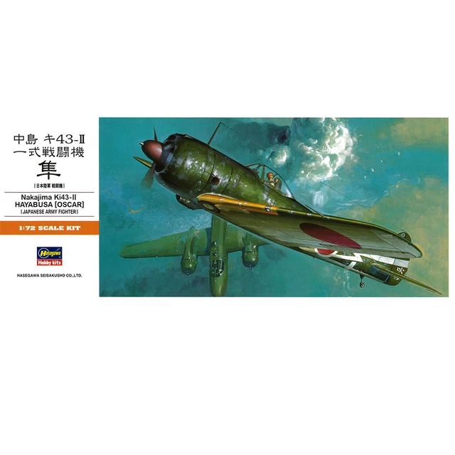 Hasegawa A1 Nakajima Ki43-II Hayabusa (Oscar) 1/72