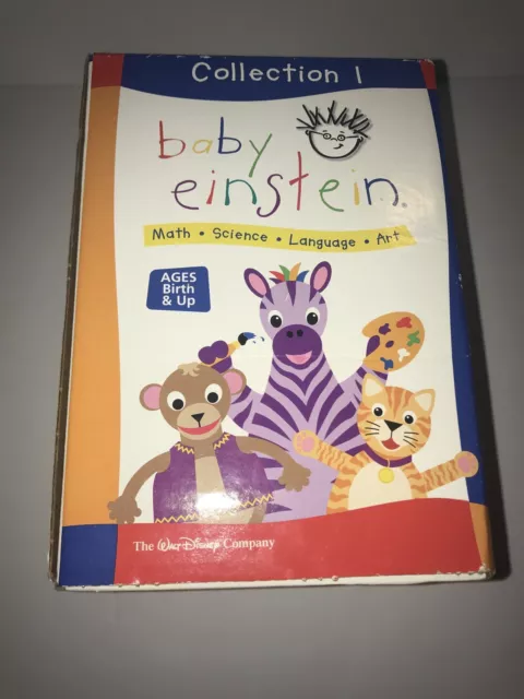 Disney Baby Einstein Collection 1 9 Dvd Box Set Numbers Colors Poetry