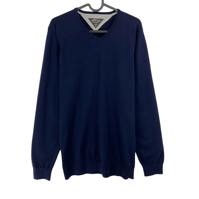 Adidas Adipure Golf Blu Navy V Maglione Taglia M