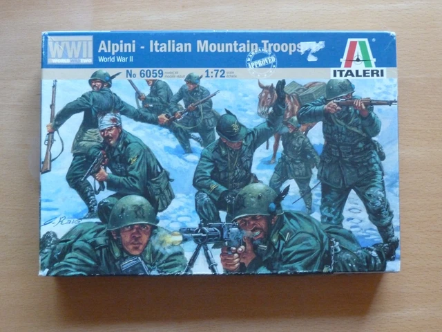 ITALERI ALPINI ITALIANE Truppe di Montagna Seconda Guerra Mondiale Kit