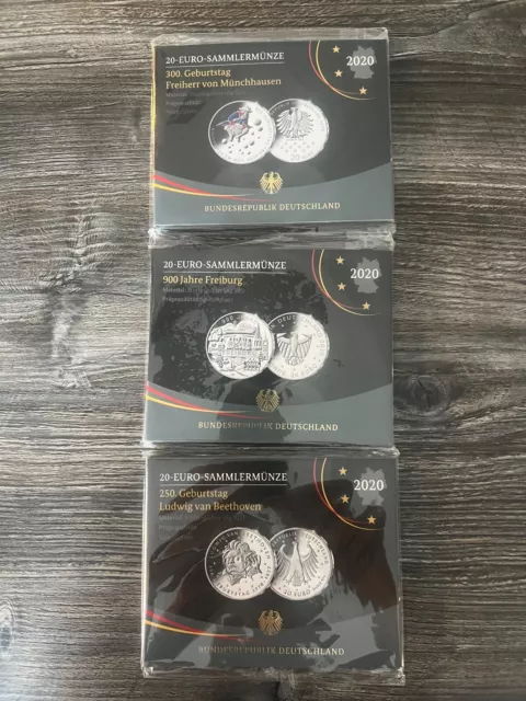 20 euro gedenkmünzen silber deutschland