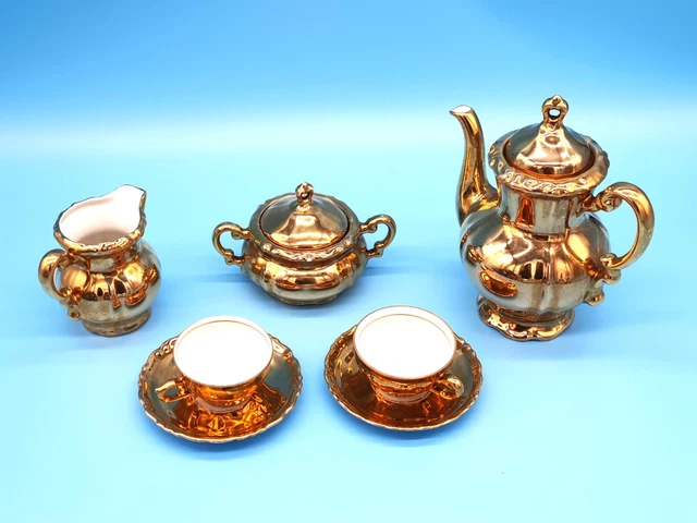 GILDED &1840 MAYER Wiesau Bavaria" Porcelain Mocha / Expresso / Coffee ...