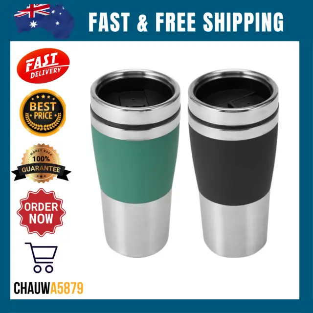 Coffee Mug Stainless Steel Double Wall Leakproof Travel Cup Insulated Reusable