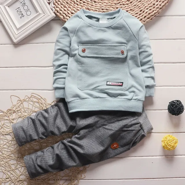 Kids Casual Top+Pants Sets 2pcs Baby Boys Girls  T Shirt Toddler Infant Clothes