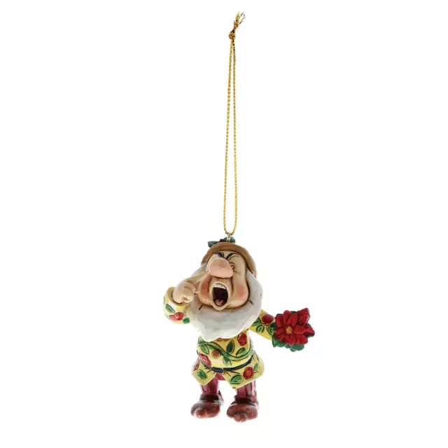 Sneezy Disney Natale Ornamento D'Attaccatura Jim Shore Figura A9045