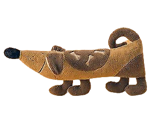 Rare Stylish Decorative Vtg Pillow Plush Dog Dachshund Stuffed Animal Toy Medium