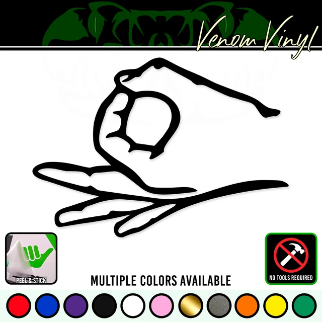 CIRCLE PUNCH GAME Vinyl Decal Sticker Car Window Bumper Funny Made