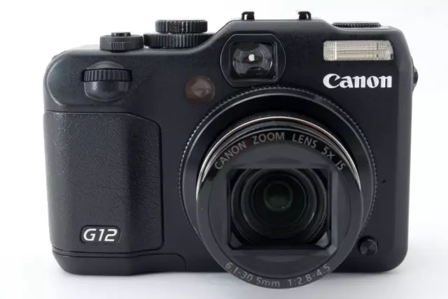 Canon Digital Camera PowerShot G12 PSG12 10 Megapixels 5x Optical Zoom Japan