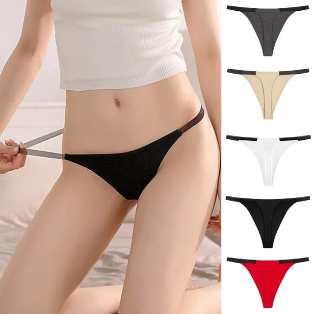 Intimo Da Uomo Retrò Da Uomo Crotch Senza Cuciture Lucido High Elastic Plus Size Mens Slip Intimo Trasparente Pantaloncini Retrò Con Apertura, Colore: Rosa., L - Foto 2