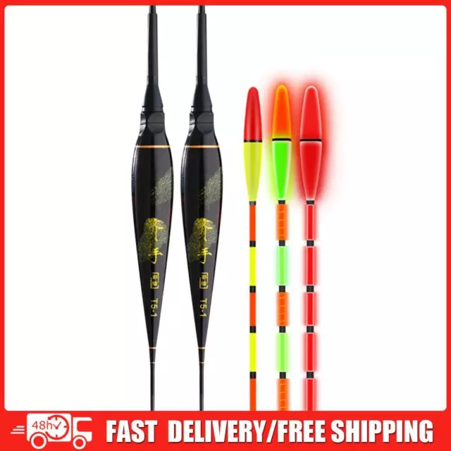 5pcs Glowing Fishing Stick Swimmer Bobber Sea Bait Buoy Fishing Tool (T5