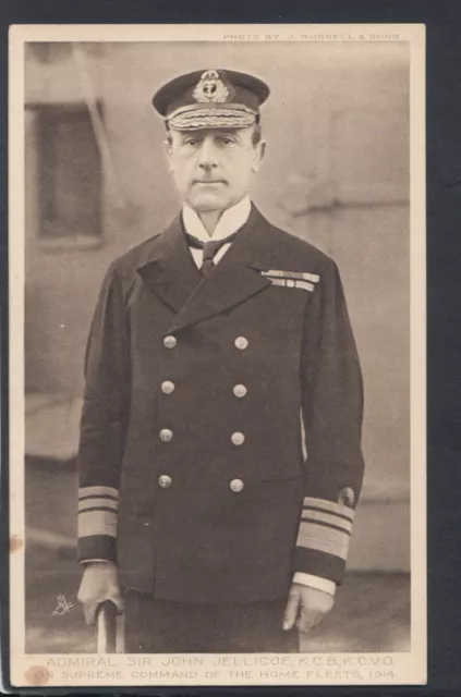 Military Postcard - Navy - Admiral Sir John Jellicoe, Supreme Command  RS18791