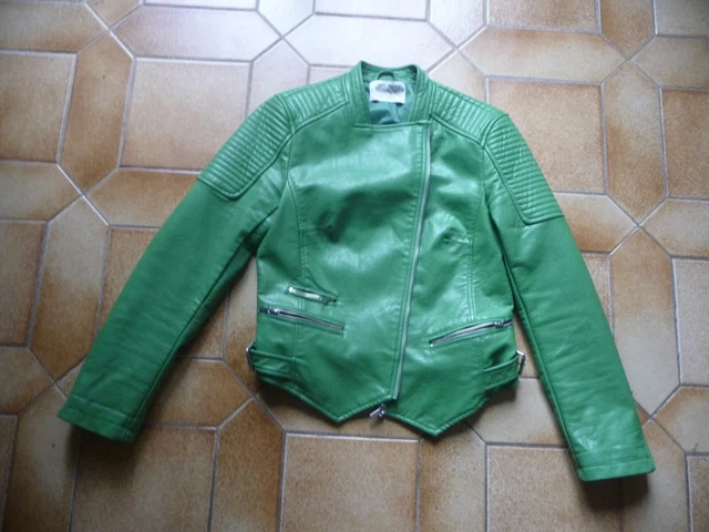 Veste simili cuir zara femme online