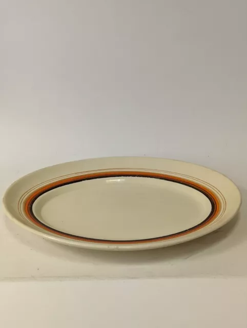 Clarice Cliff Newport Pottery Bizarre Platter 37cm Wide #D