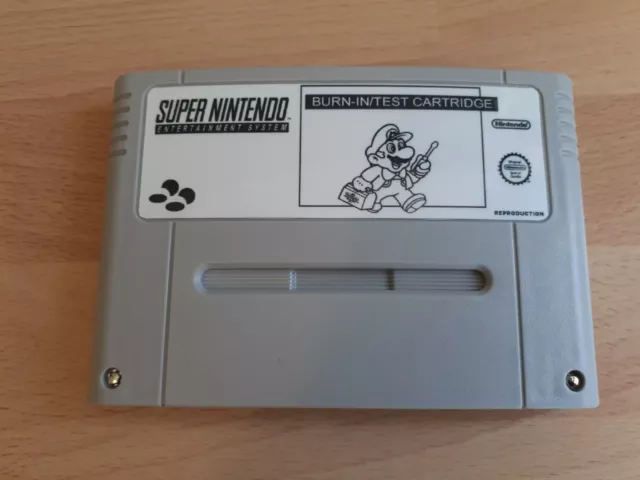 Snes sales test cart