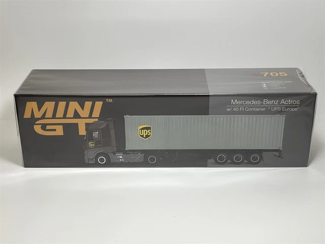 ÖN SATIŞ  Mini GT 1/64 Mercedes-Benz Actros W/ Racing Transporter Advan Mgt00741 164 Mini Gt 7872 29 O