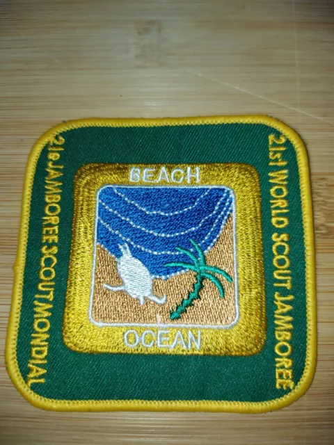 UK Scouting 2007 21st World Scout Jamboree Beach Ocean Sub Camp Badge