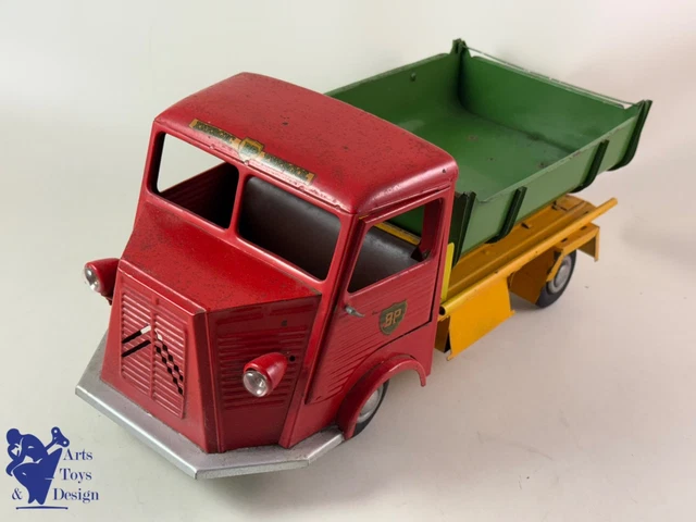 ANCIEN JOUET - flèche d'argent rouge MERCEDES W 196 Jouet Mémo France