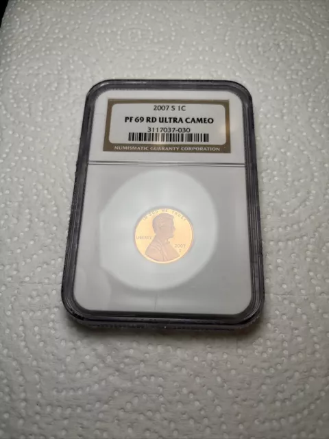 2007 S Lincoln Penny PF69 RD Ultra Cameo NGC Certified