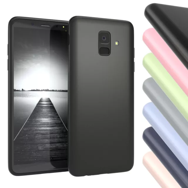 EAZY CASE für Samsung Galaxy A6 2018 Schutzhülle Tasche Silikon Handy Schutz