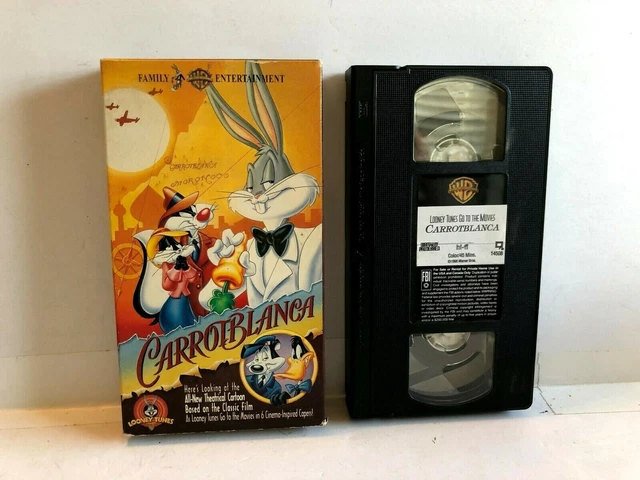 LOONEY TUNES CARROTBLANCA (VHS, 1996) Cassic Cartoon Movie Rare HTF £31