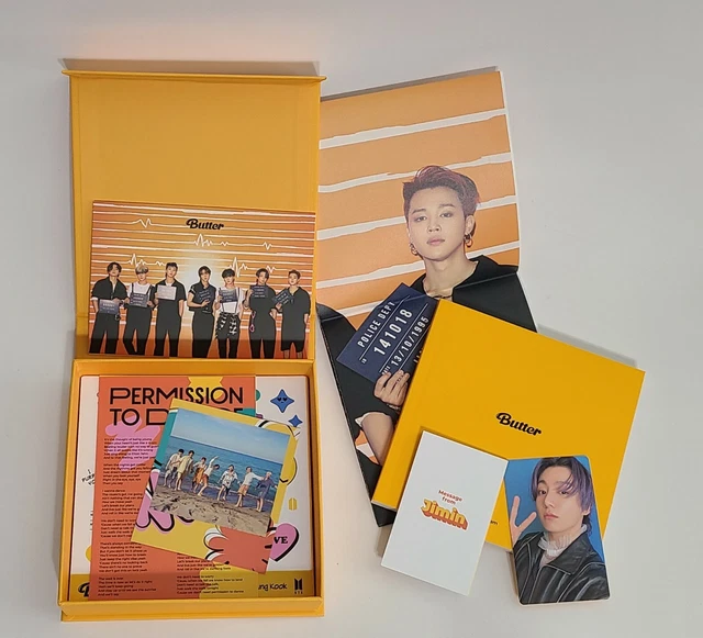 BTS BUTTER ALBUM CD Cream Version With Jungkook Photocard & Jimin