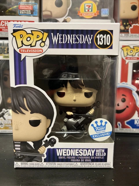 Funko Pop! Wednesday With Cello #1310 Exclusive 100% Authentic With Protector
