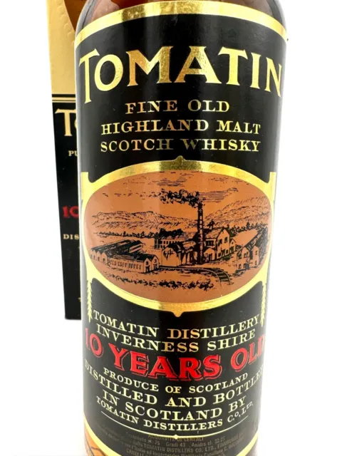 Tomatin 10 Yo Fine Old Highland Malt Scotch Whisky - 0,75L 43% - 1970S 2