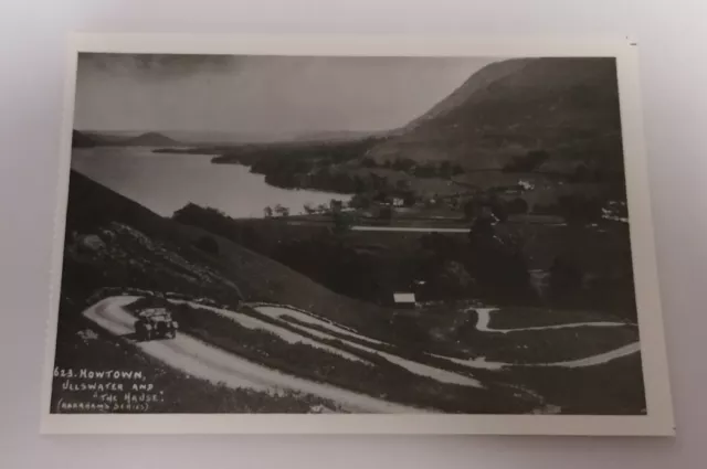 POSTCARD - *Unmarked* 6"X4" Lake District Postcard Photo Howtown Ullswater 1930