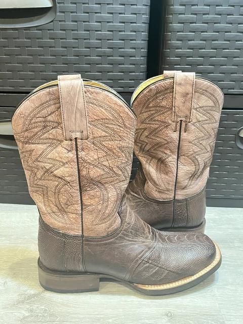ROPER WESTERN BOOTS Deadwood Pull On Brown 09-020-6500-8119 BR MEN'S 8 ...