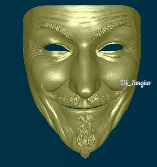 NEW 3D Models STL for CNC Router Artcam Aspire Mask Vendetta Cut3D 3D Printer