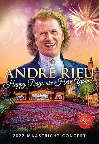 Andre Rieu Johann S - Happy Days Are Here Again - New DVD - P99A