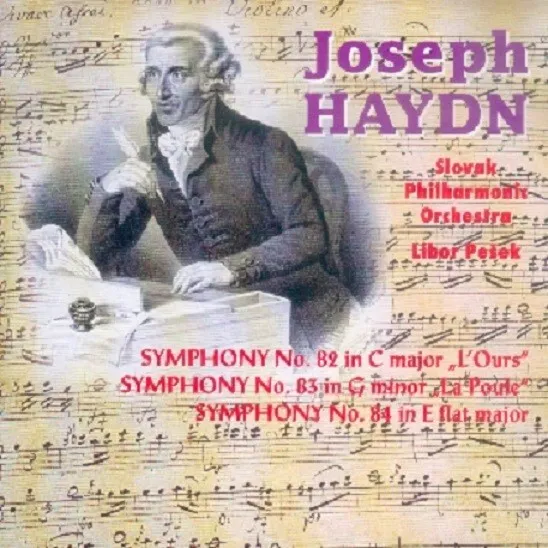 Joseph Haydn, Symphonies N°82 'l'Ours' N°83 'La Poule' et N°84 CD neuf